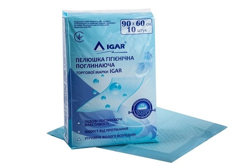 Пеленки гигиенические впитывающие 90х60 см
