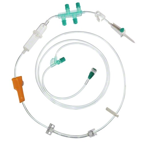 Система инфузионная Cyto-Set Infusomat Space AirStop с фильтром 0,2 мкм, с 5 безыгольными клапанами