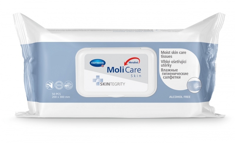 Салфетки влажные MoliCare Skin 30х20 см