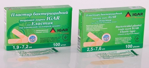 Пластырь бактерицидный тип Эластик 1,9х7,2